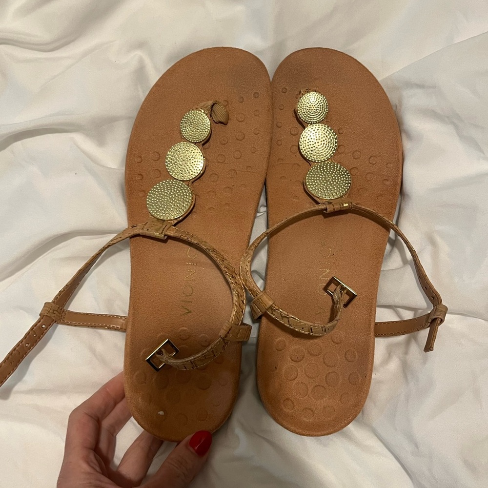 Beige Vionic Sandals